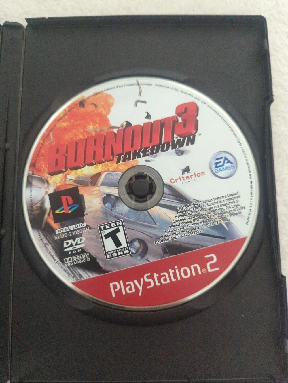 Burnout 3: Takedown PlayStation 2 Game Disc Only - Tested and Working